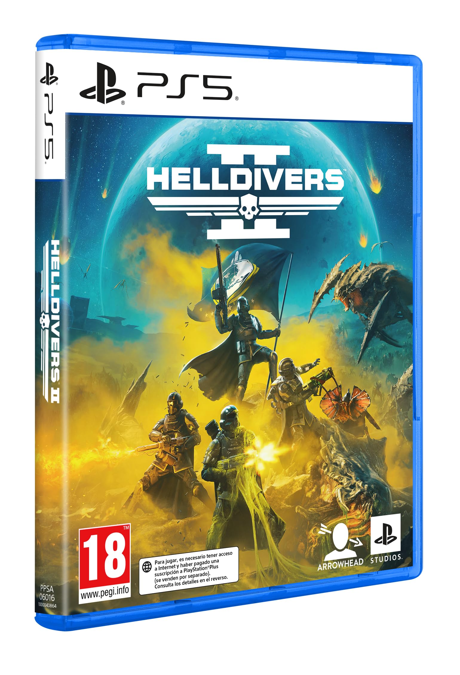 Playstation 5 - Helldivers II | Videojuego en Español e Inglés de Acción y Disparos | Únete a los Helldivers para Defender la Libertad en la Galaxia Playstation 5 - Helldivers II | Videojuego en Español e Inglés de Acción y Disparos | Únete a los Helldivers para Defender la Libertad en la Galaxia